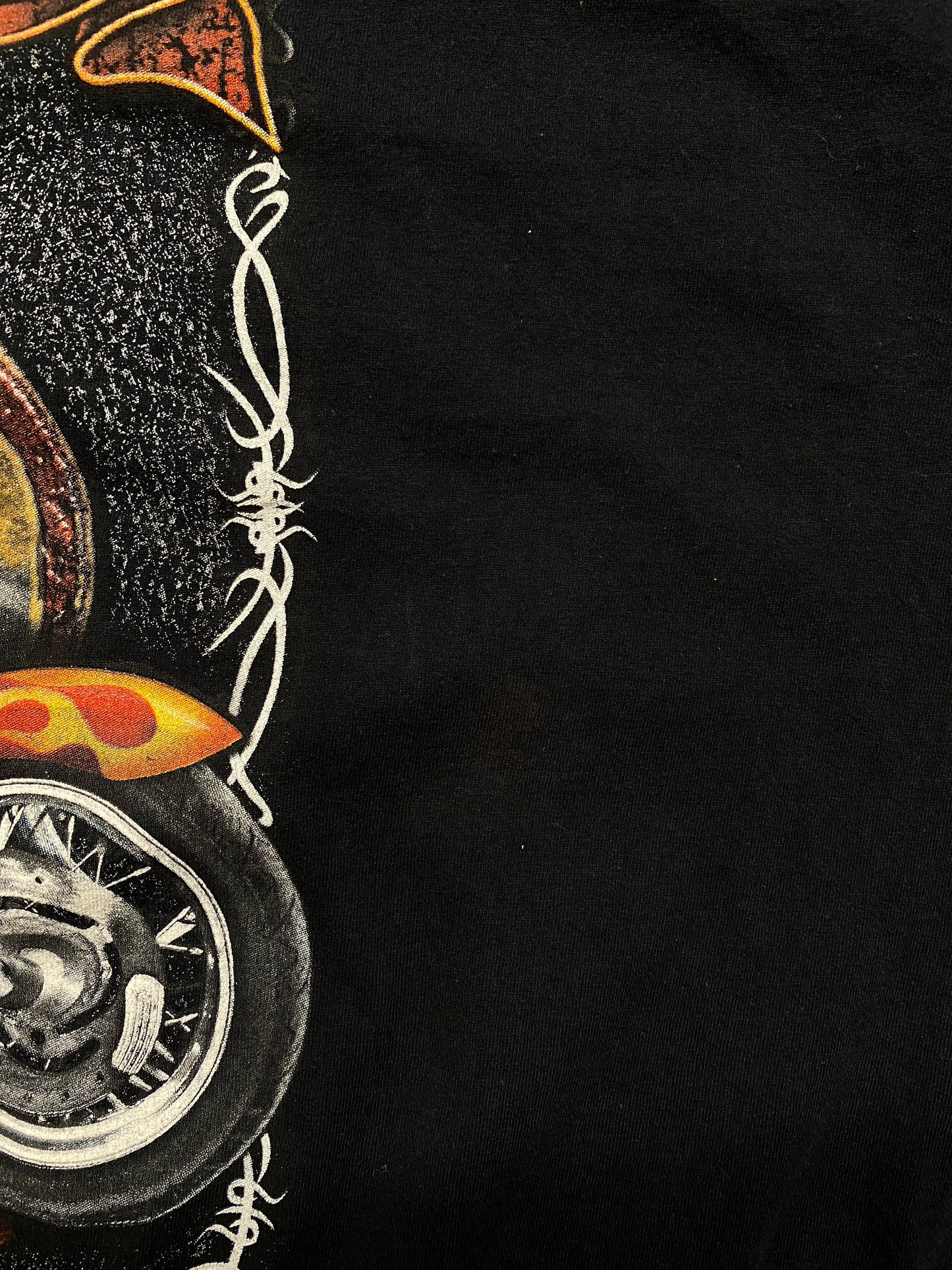 Biker T Shirt Mens 2XL Black Motorcycles