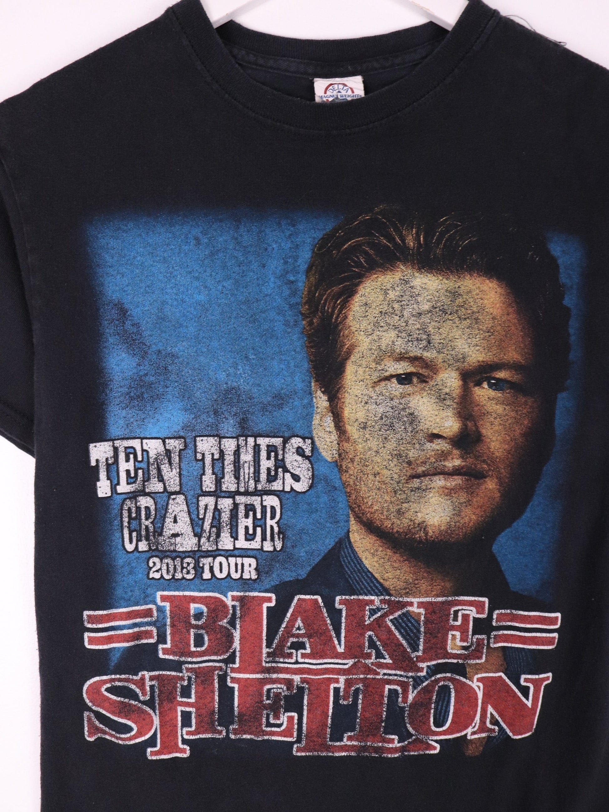 Blake Shelton T Shirt Mens Small Black Ten Times Crazier Tour
