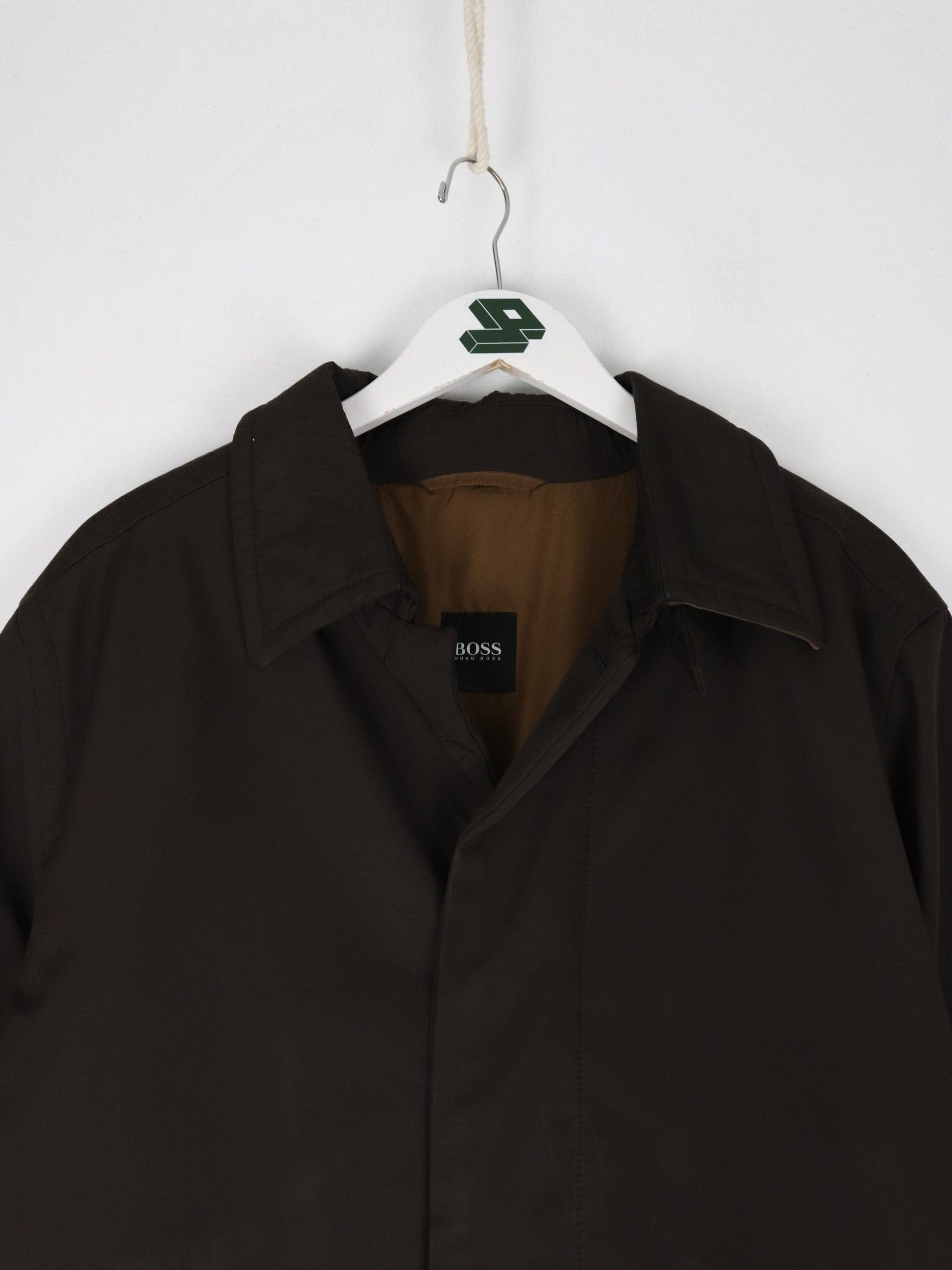 Boss Jackets & Coats Hugo Boss Jacket Mens Large Brown Corio Coat