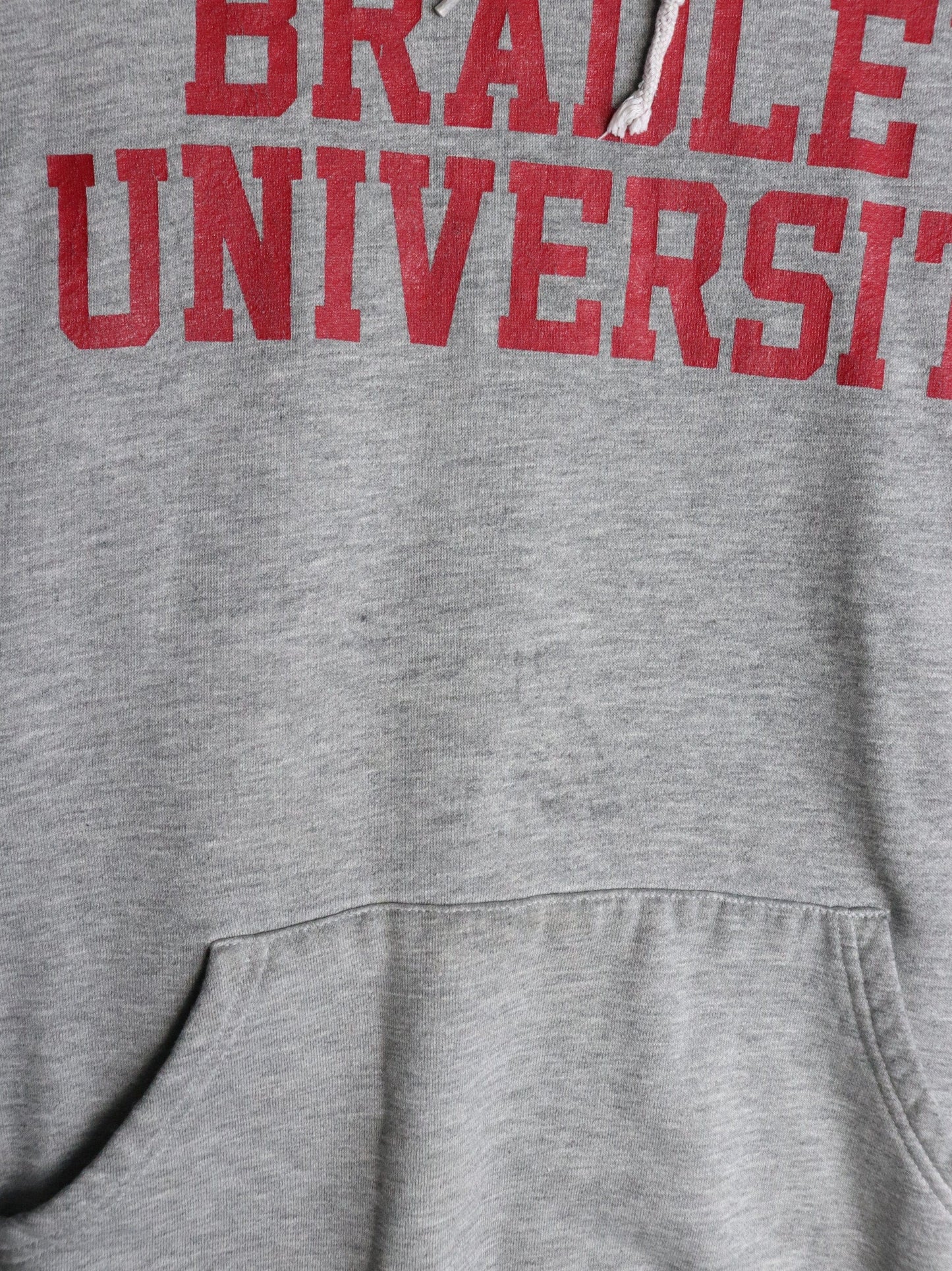 Bradley University Sweatshirt Mens XL Grey Hoodie from propervintagecanada