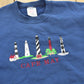 Vintage 1990s Cape May Embroidered Lighthouses Souvenir Crewneck Sweatshirt Mens M