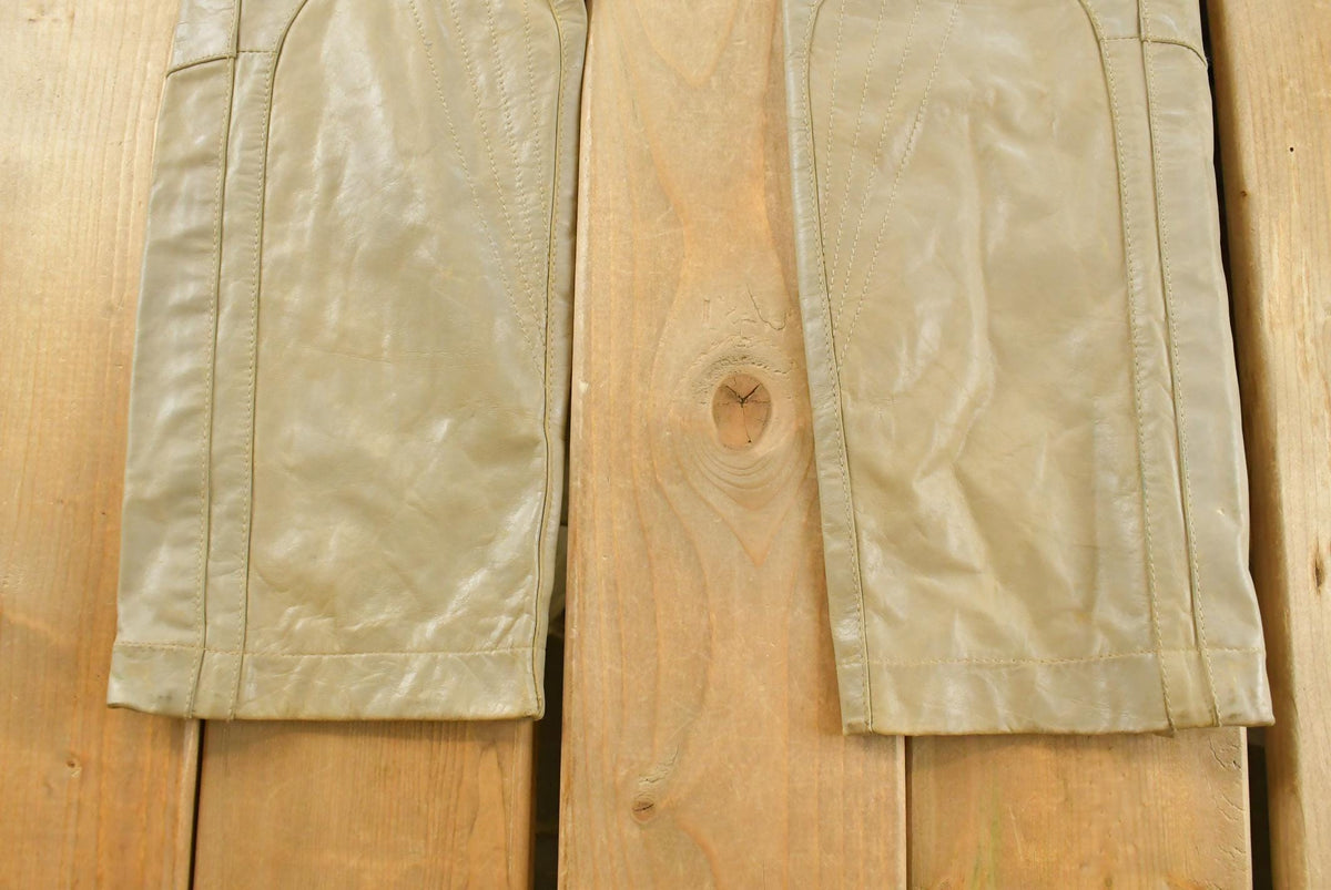 Vintage 2000s Leather Motorcycle Pants Women's 28 x 29