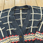Vintage 1980s Liz Sport Knit Cotton Cardigan Sweater Women's S