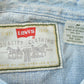 Vintage 1990s Faded Levis Red Tab Denim Button Up Shirt Men's L