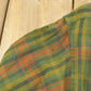 Vintage 1970s Sir Pendleton Wool Flannel Board Shirt Men's M / Loop Collar True Vintage / 70s Plaid Tartan / Made in USA
