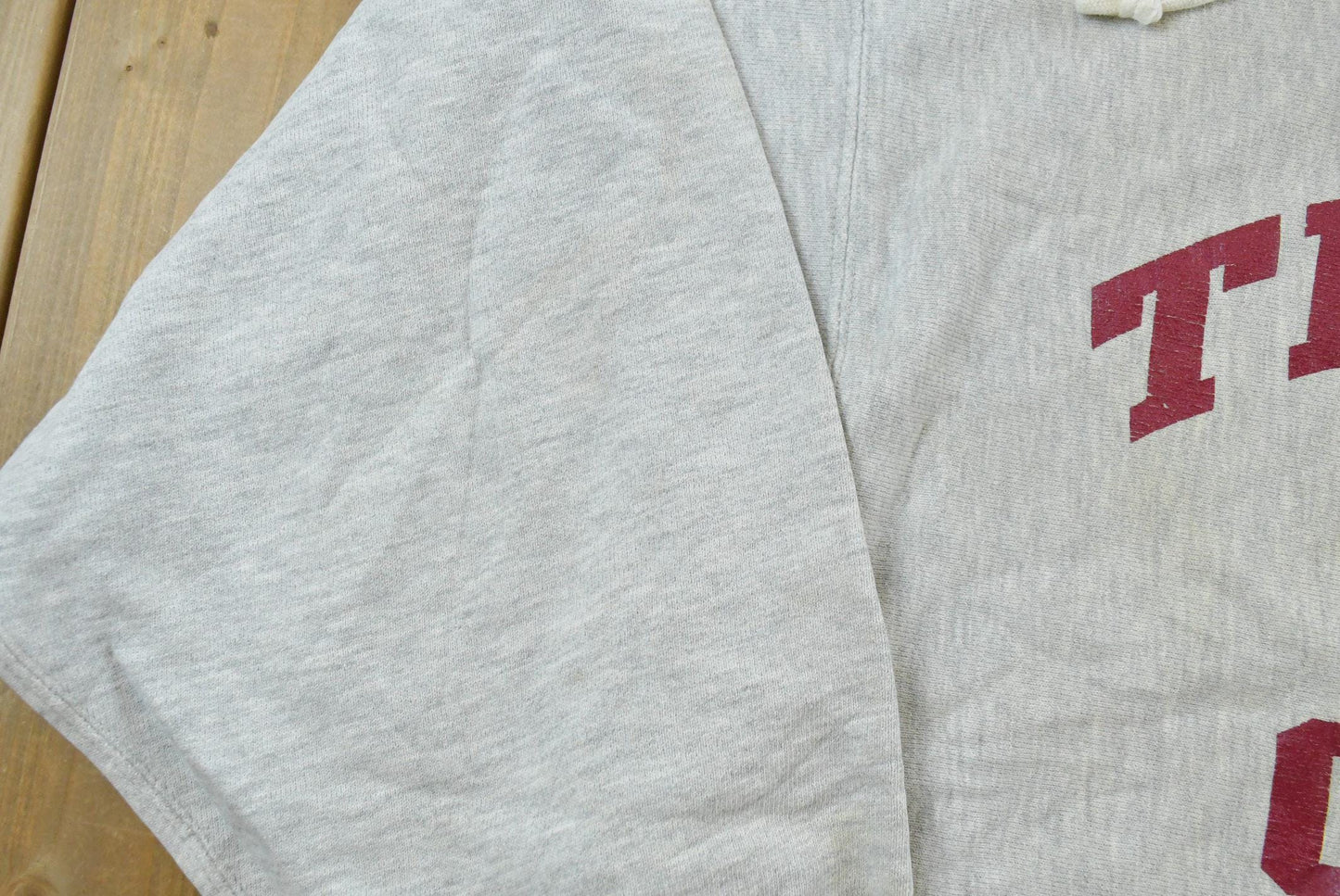 Vintage 1990s Champion Reverse Weave Temple University Owls Crew Hoodie Collegiate Sweatshirt Men's L