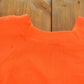 Vintage 1980's Blank Orange Raglan Crewneck Sweatshirt Men's S