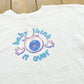 Vintage 1990s Baby Think It Over Funny Graphic T-Shirt Mens L