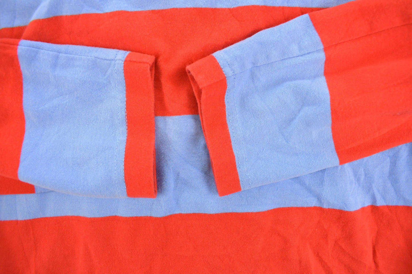 Vintage Y2K J Crew Striped Rugby Long Sleeve Polo Shirt Men's S