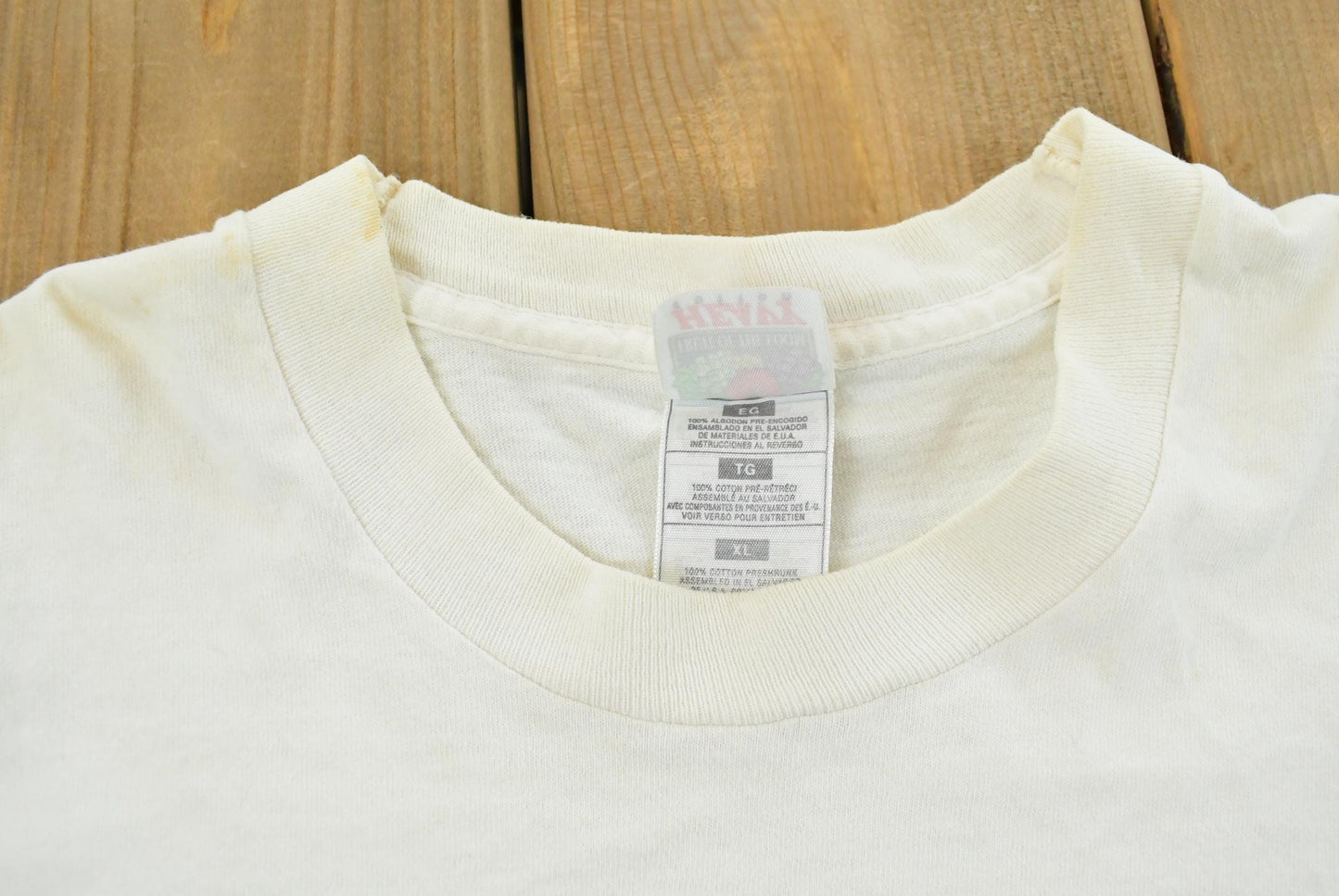 Vintage 1980s Mary Eckler Armadillo Animal Nature Desert T-Shirt Men's XL