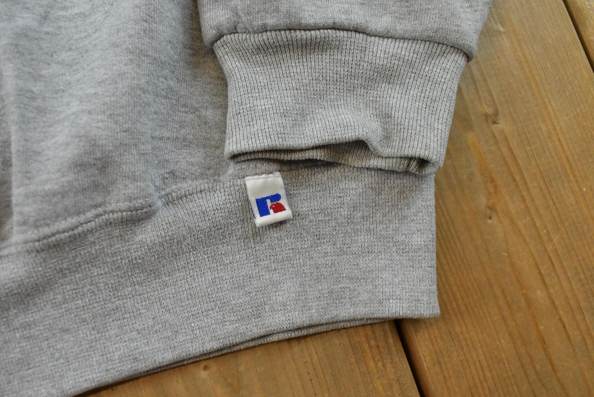 Vintage 1990s Russell Athletic Blank Gray Crewneck Sweatshirt Men's L