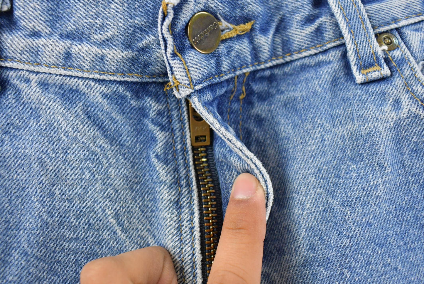 Vintage 2000s Carhartt Loose Fit Distressed Workwear Denim Jeans Men's 35 x 34.5