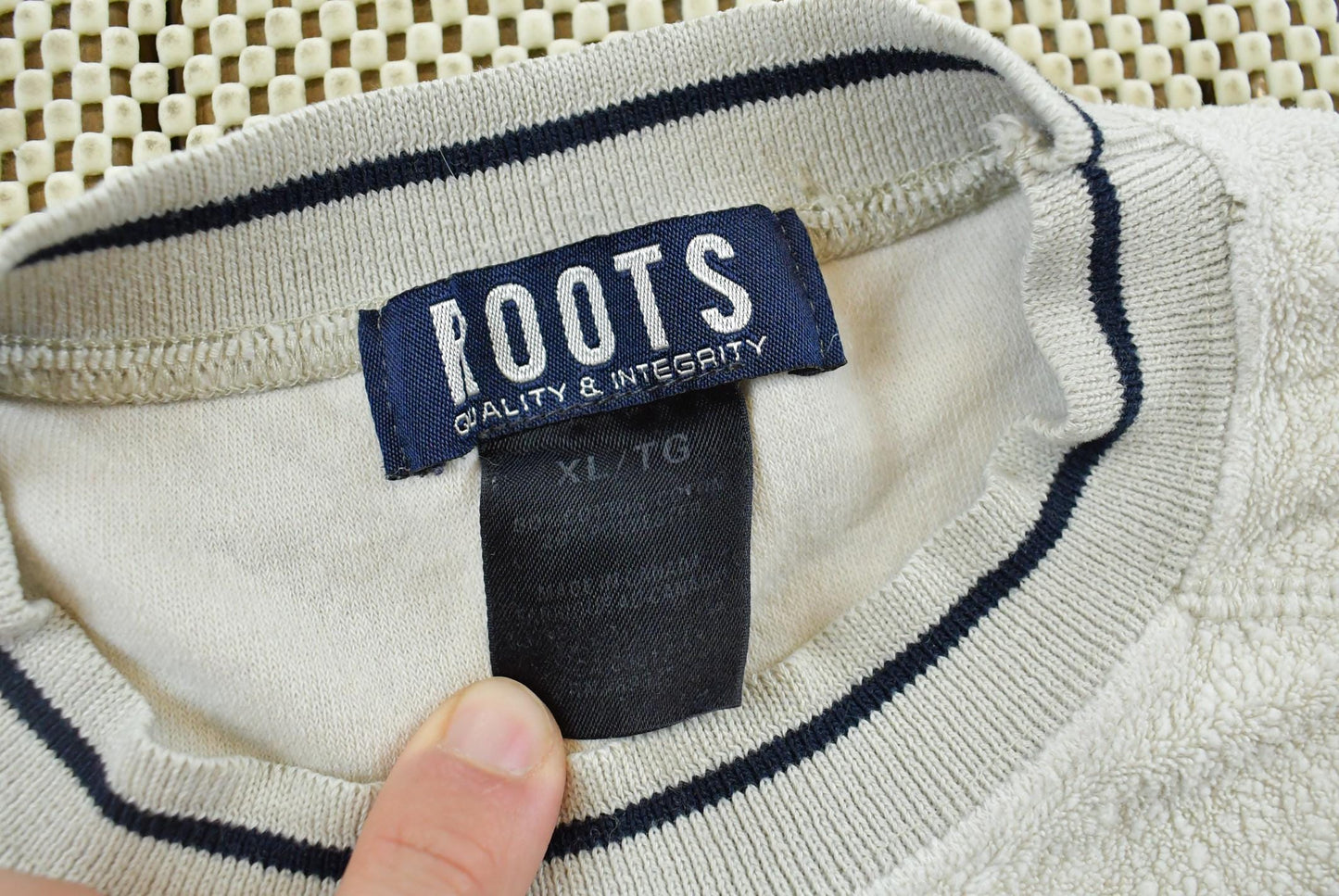 Vintage 1990s Roots Heel N Wheel A Thon Crewneck Sweatshirt Men's XL