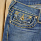 Vintage Y2K True Religion Low Rise Flare Jeans Women's 29 x 31