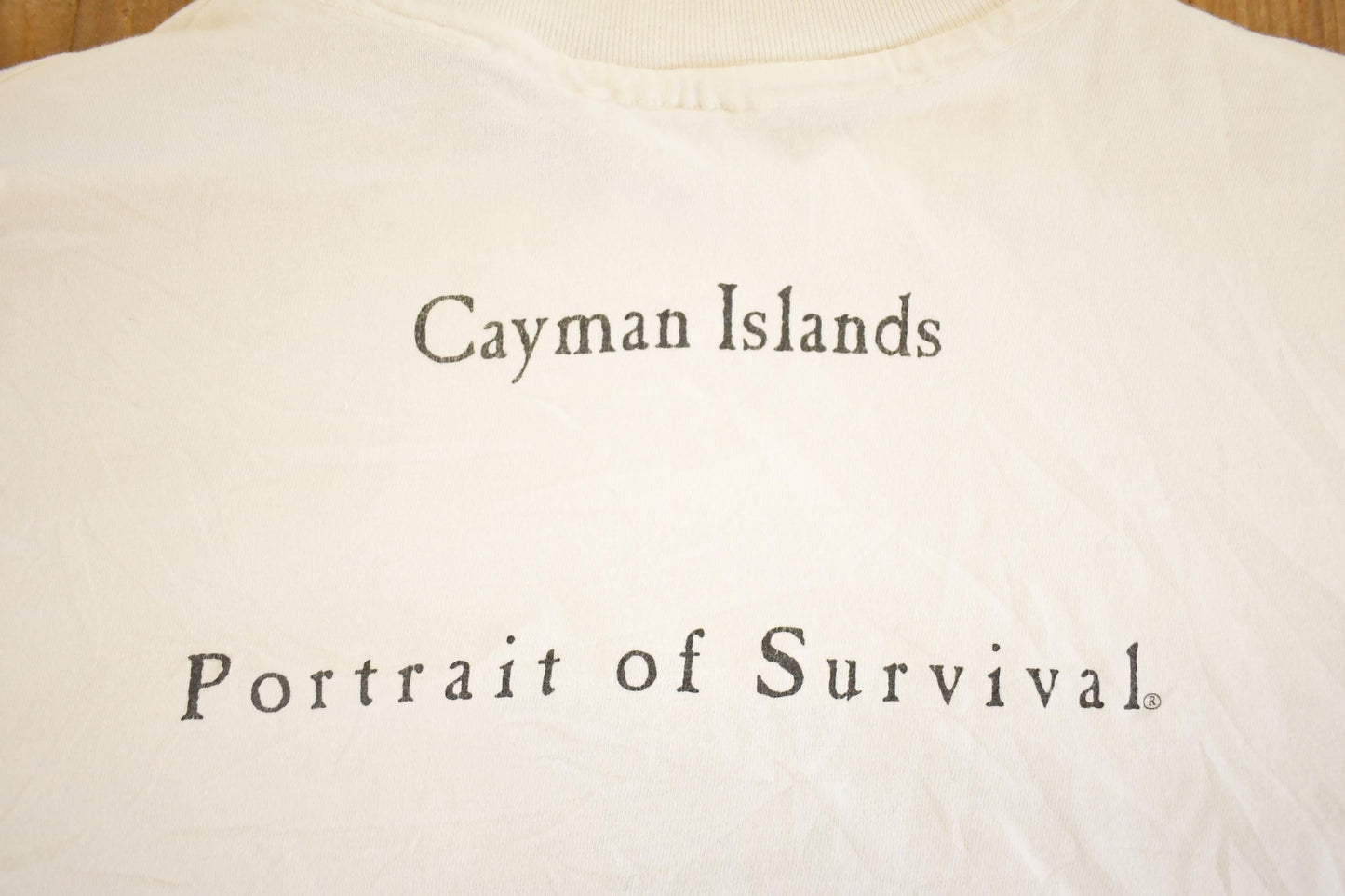 Vintage 1990's Cayman Islands Green Sea Turtle Travel T-Shirt Mens M