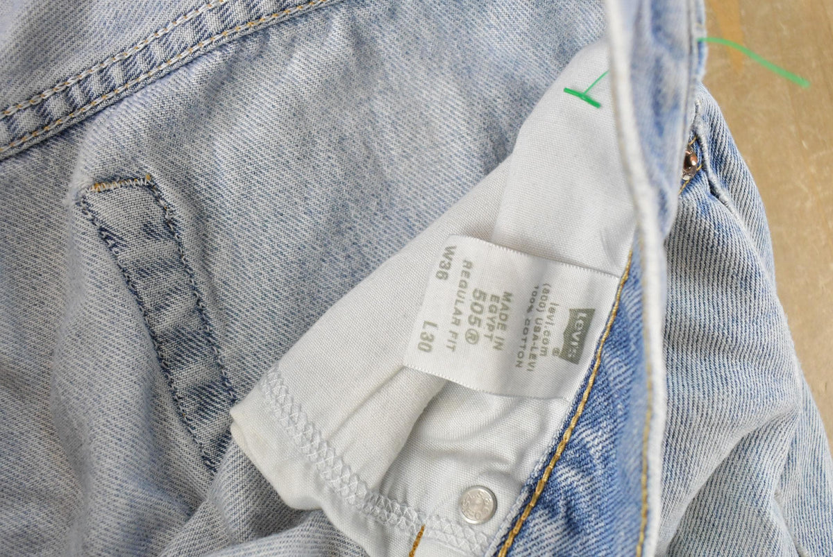 Vintage 2000s Levi's 505 Denim Jeans Men's 35 x 29