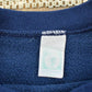 Vintage 1980s Discus Athletic Navy Blue Blank Raglan Crewneck Sweatshirt Men's L