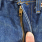 Vintage 1980s Faded Levi's Orange Tab 505 Regular Straight Fit Denim Blue Jeans Men's 28 x 32