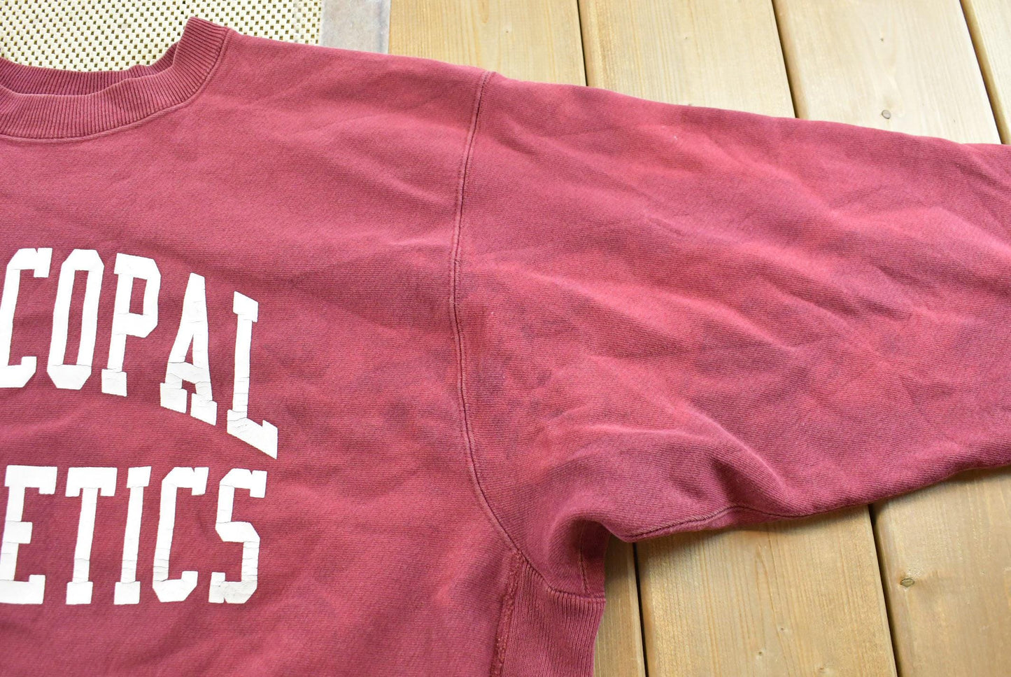 Vintage 1980s Camber Episcopal Athletics Reverse Weave Style Crewneck Sweatshirt Men's 2XL