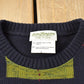 Vintage 1990s Norm Thompson Geometric Wool Knit Crewneck Sweater Men's Large