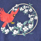 Vintage 1995 Artisans Embroidered Cardinal Bird Graphic Print Crewneck Sweatshirt Womens M