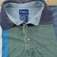 Vintage 1990s Catalina Striped Long Sleeve Polo Shirt Men's 2XL