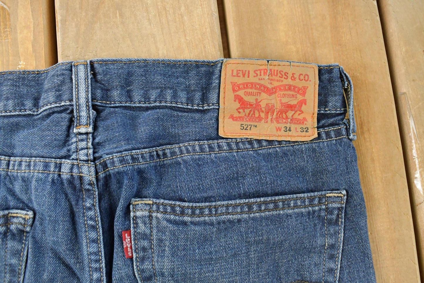 Vintage 2000s Levi's 527 Bootcut Fit Denim Jeans Men's 34 x 33.5