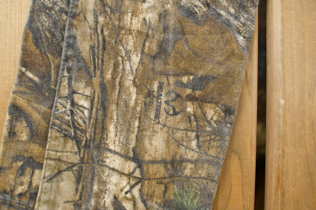 Vintage 2000s Wrangler Real Tree Camo Pants Youth 23 x 23.5