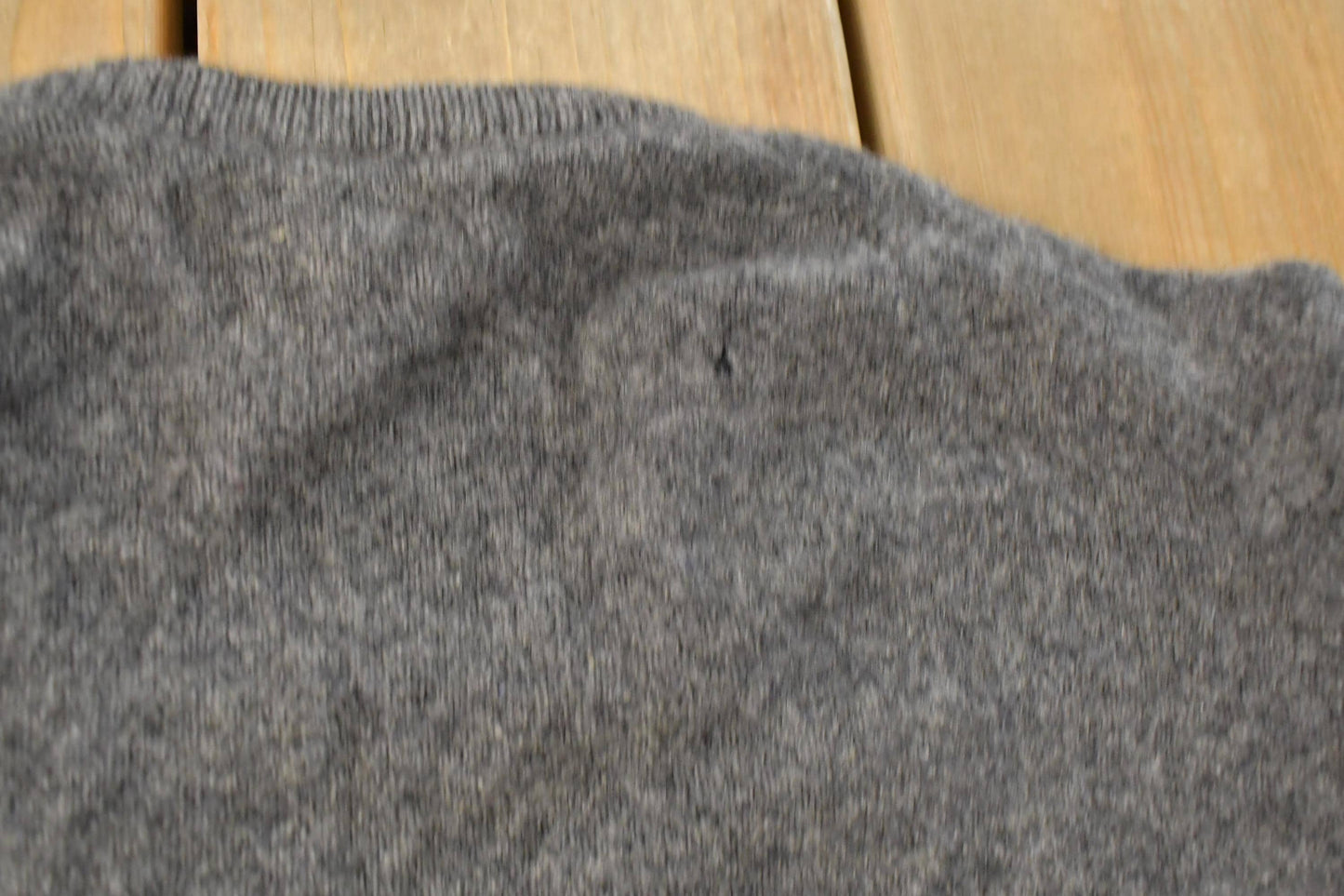Vintage 1990s L.L. Bean Wool V Neck Knit Sweater Men's M