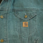 Vintage 1990s Carhartt Blanket Lined Duck Jean Trucker Jacket Men's 2XL