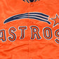 Vintage Y2K Deadstock Houston Astros Cooperstown MLB Baseball Snap On Button Satin Jacket Mens 56 Men's 2XL