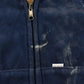 Vintage 1980s Carhartt Rugged Outdoor Wear Fleece Lined Velour Full Zip Hoodie Men's M
