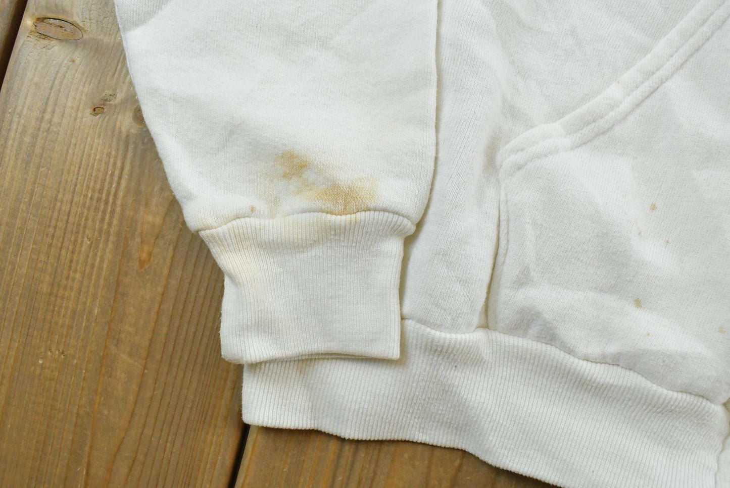 Vintage 1980s Brandywine Hospital Full Zip Hoodie Sweatshirt Men's S