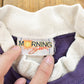 Vintage 1990s Morning Sun Cute Cat Embroidered Crewneck Sweatshirt Women's M
