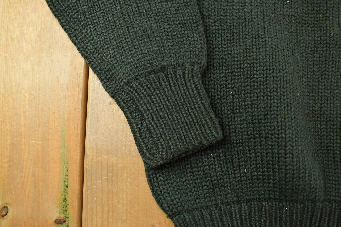 Vintage 1950s Wool Collegiate Varsity Style Knit Sweater Men's S-M