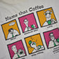 Vintage 1990s Name That Coffee Graphic T Shirt Men's Large