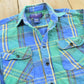 Vintage 1990s Coleman Outdoors Plaid Flannel Button Up Shirt Men's XL Men's Medium