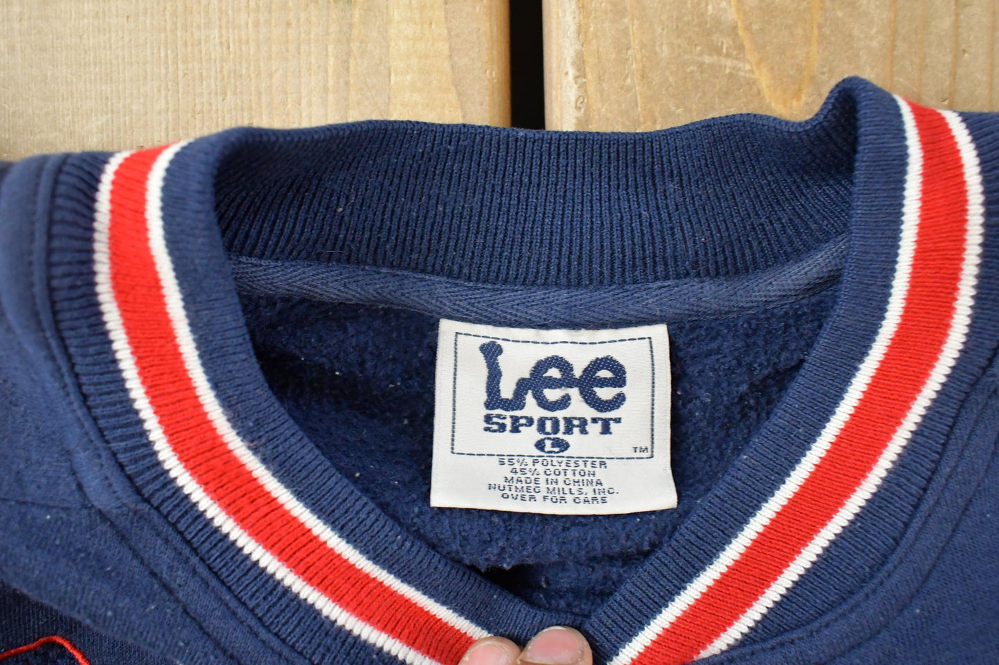Vintage 1990s New England Patriots NFL Lee Sport Crewneck Sweatshirt Men's L