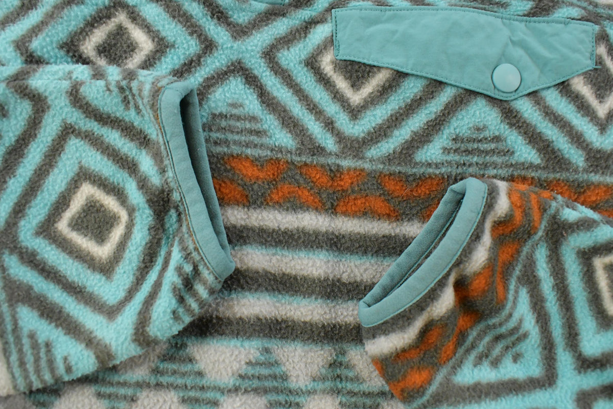 Vintage 2000s Patagonia Synchilla Aztec Fleece Snap T Sweater Youth XL