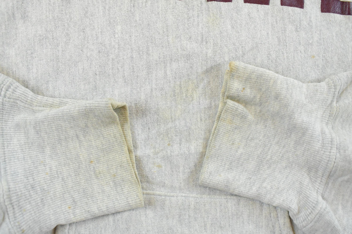 Vintage 1980s Colgate University Champion Reverse Weave Hoodie Men's Large / 80s College Sweatshirt / Made In USA