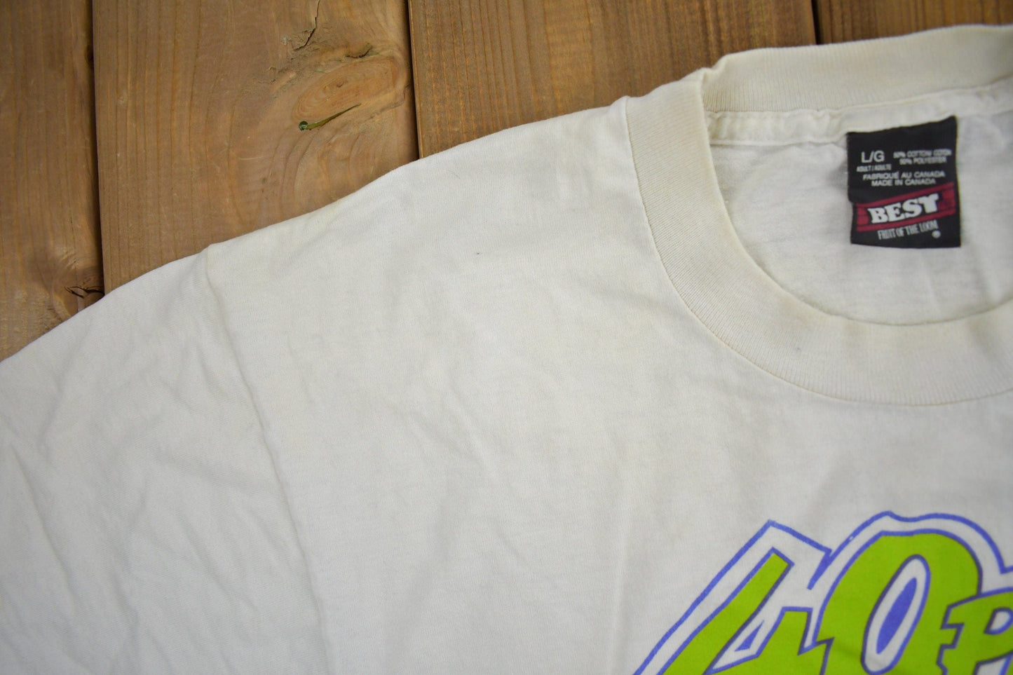 Vintage 1990s Slo Pitch National Championships Graphic T Shirt Men's Large