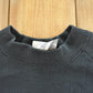 Vintage 1990s Fruit Of The Loom Blank Black Raglan Crewneck Sweatshirt Men's M