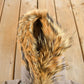 Vintage 1980s Full Length Fur Hooded Puffer Jacket