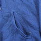 Vintage 1990s Sturdy Sweats Full Zip Up Blank Blue Hoodie Sweatshirt Men's L