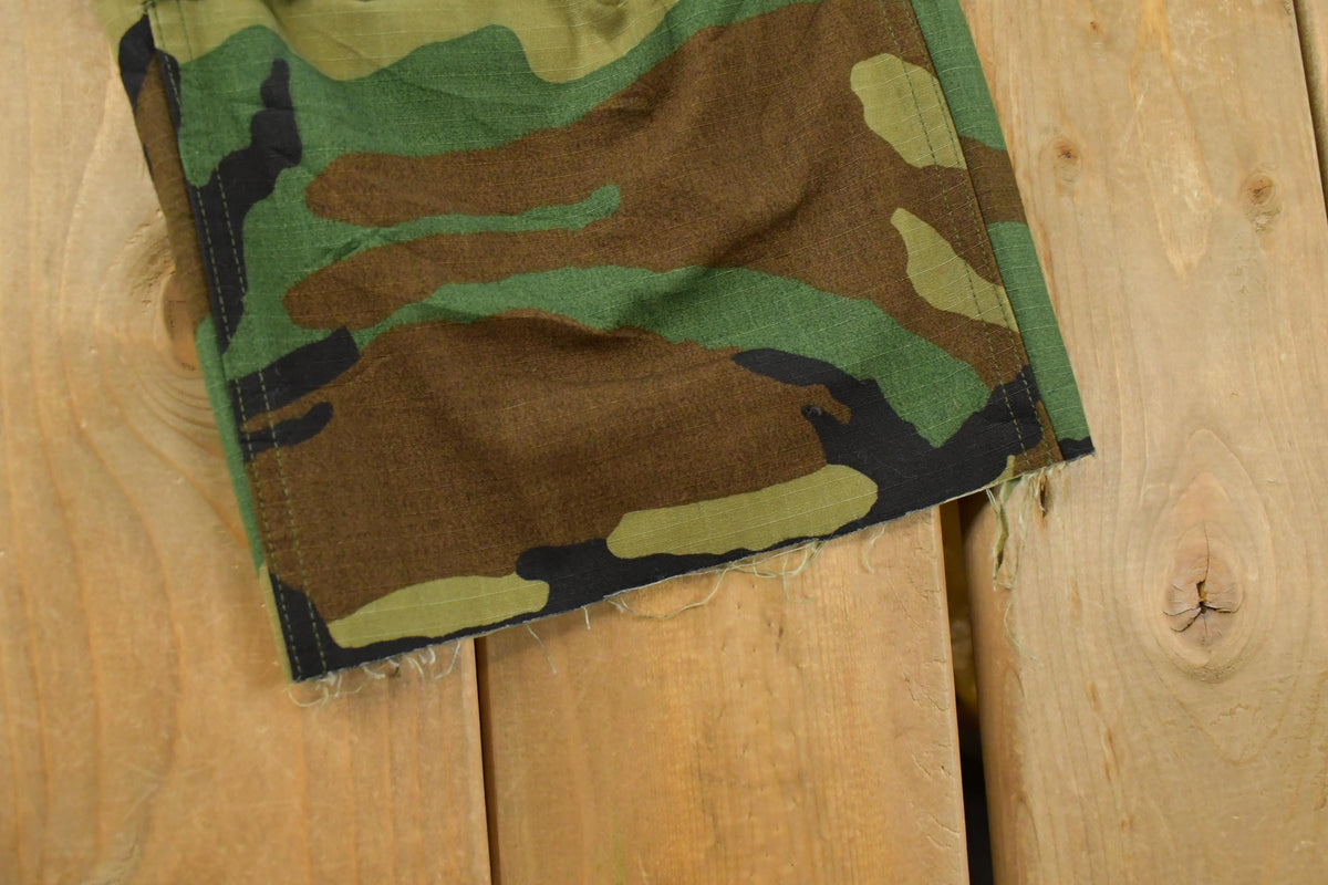Vintage 2000s Army Woodland Camouflage Cropped Cargo Pants Men's 27 x 20