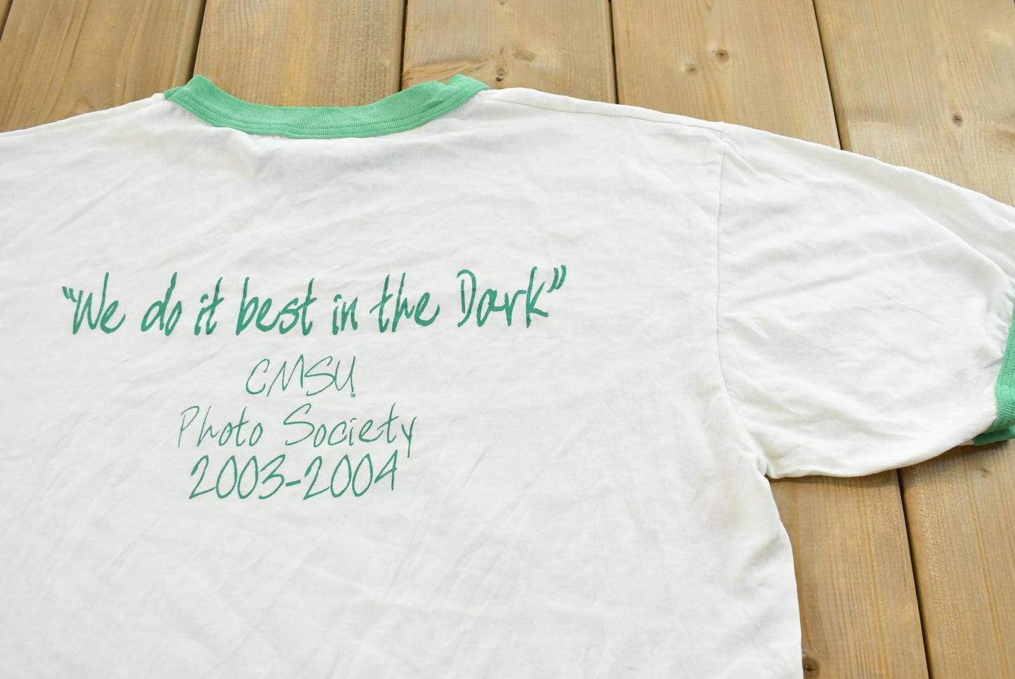 Vintage 2004s Photo Society Photography Ringer T-Shirt Men's M