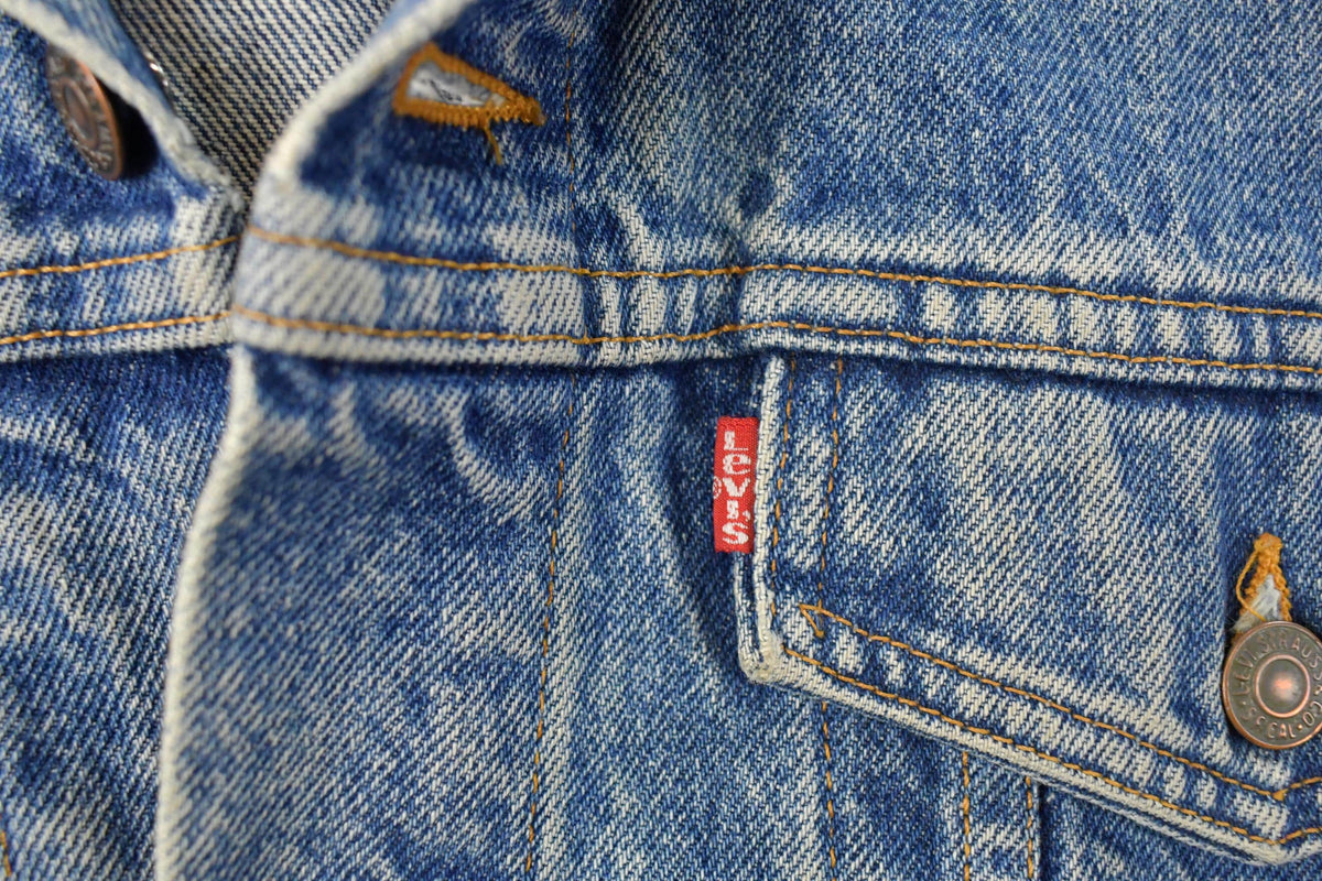 Vintage 1990s Levi's Denim Jean Trucker Jacket Men's L
