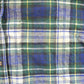 Vintage 1990s Hazel Creek Plaid Flannel Button Up Shirt Women's L