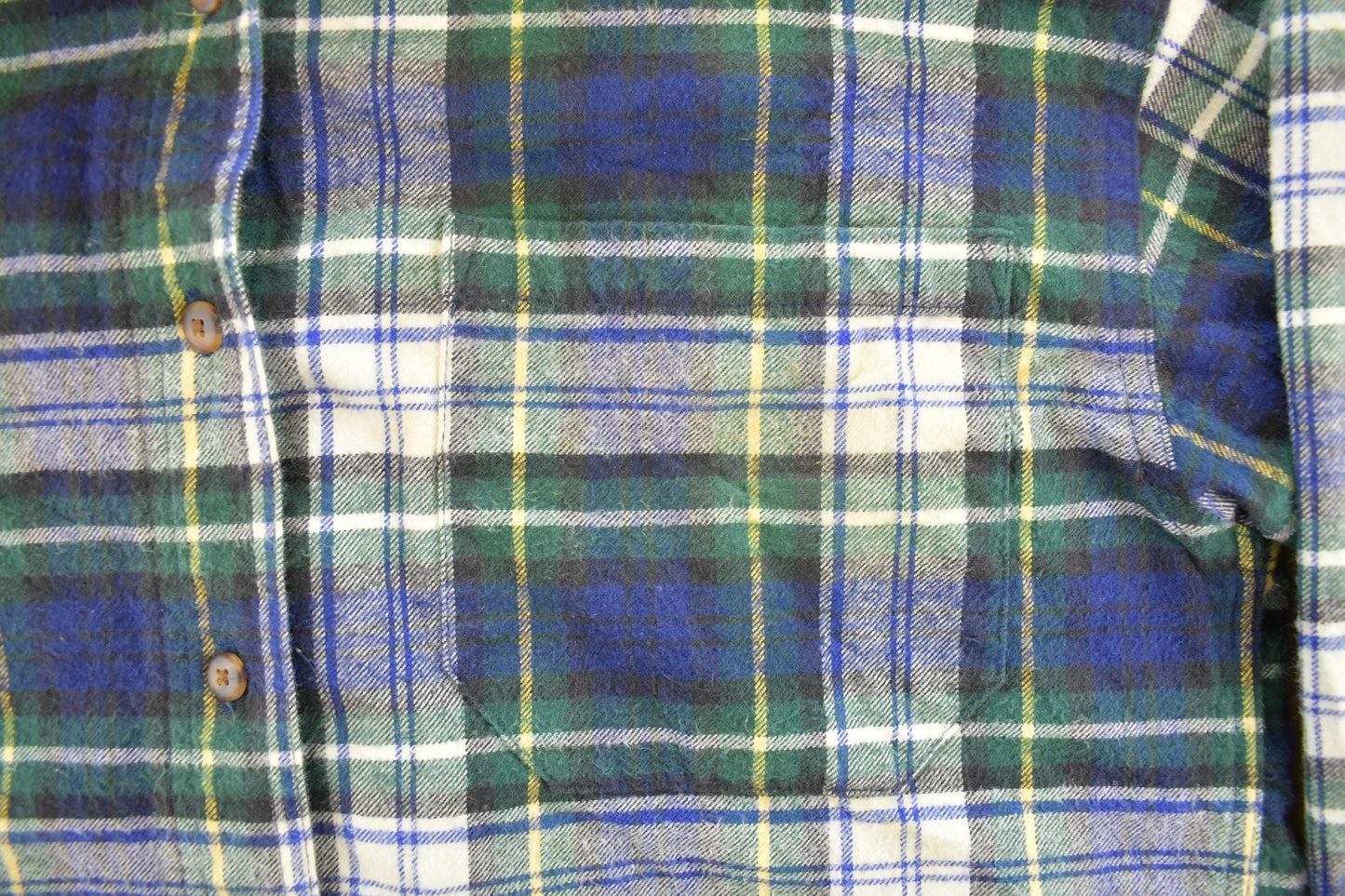 Vintage 1990s Hazel Creek Plaid Flannel Button Up Shirt Women's L