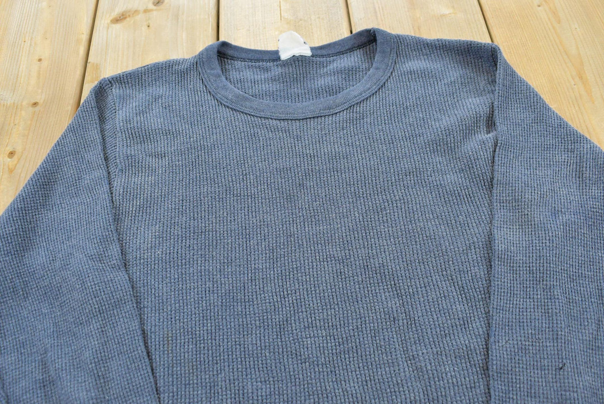 Vintage 1980s Knit Thermal Long Sleeve Under T-Shirt Men's S